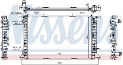 Радиатор охлаждения 60321 NISSENS 60321