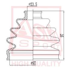 Пыльник ASBT110 ASVA ASBT110