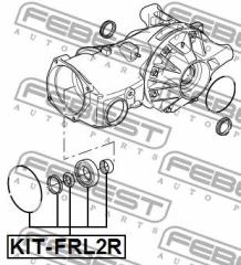 Подшипник KITFRL2R FEBEST KITFRL2R