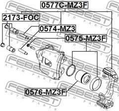 Ремкомплект 0575MZ3F FEBEST 0575MZ3F