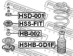 Пыльник амортизатора HSHBGD1F FEBEST HSHBGD1F