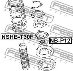 Пылезащитный комплект NSHBT30F FEBEST NSHBT30F