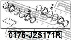 Ремкомплект суппорта 0175JZS171R FEBEST 0175JZS171R