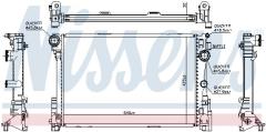 Радиатор охлаждения 67167 NISSENS 67167