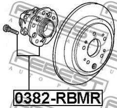 Ступица 0382RBMR FEBEST 0382RBMR