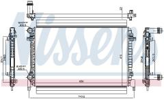 Радиатор охлаждения 65327 NISSENS 65327