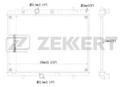 Радиатор охлаждения MK1344 ZEKKERT MK1344