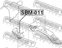 Опора двигателя SBM011 FEBEST SBM011