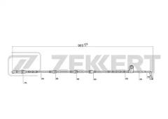 Датчик износа колодок BS8005 ZEKKERT BS8005