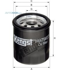 Фильтр масляный H97W07 HENGST H97W07