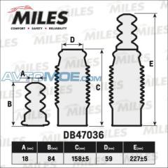 Пылезащитный комплект DB47036 MILES DB47036