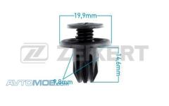 Фото товара Клипса пластм. крепёжная Zekkert BE1466