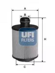 Фильтр масляный 2511000 UFI 2511000
