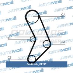 Фото товара Ремень ГРМ Contitech CT999